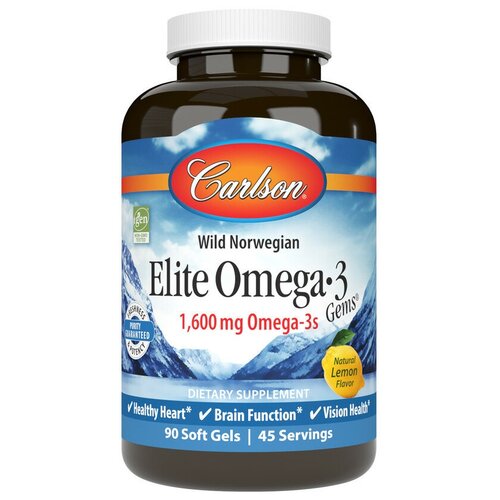   Elite Omega-3 1600  90  (Carlson)   -     -,    