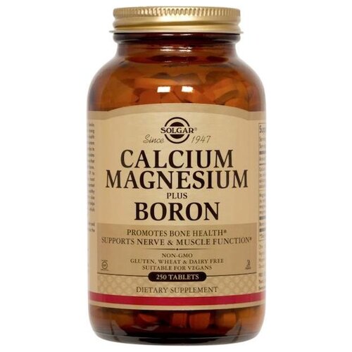    SOLGAR Calcium Magnesium Plus Boron, 250 .   -     -,    