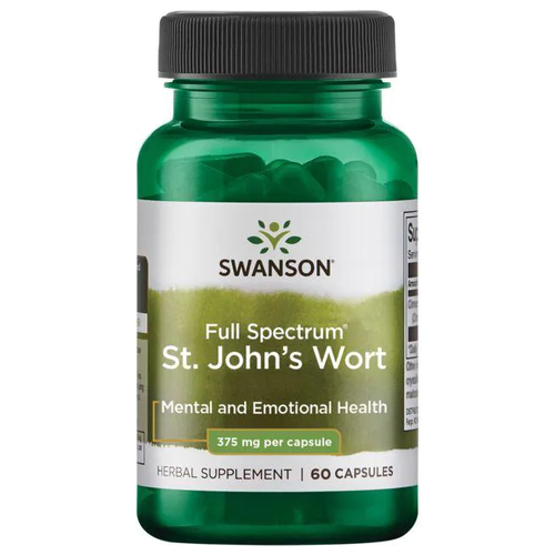   Swanson Full Spectrum St. John's Wort (   ) 375  60    -     -,    