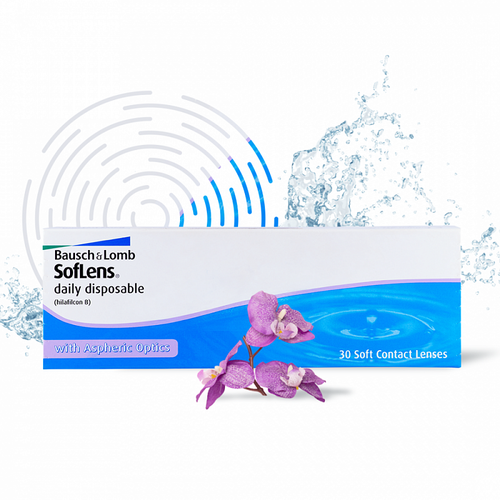     Bausch & Lomb Soflens Daily Disposable, 30 ., R 8,6, D -5,25   -     -,    