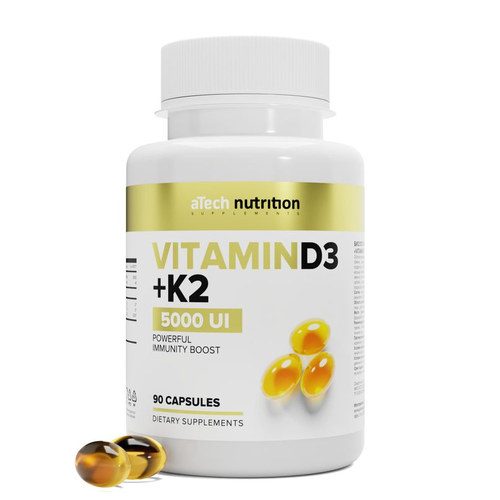    3 + 2 5000  / VITAMIN D3+2 5000  700  aTech nutrition 90    -     -,    