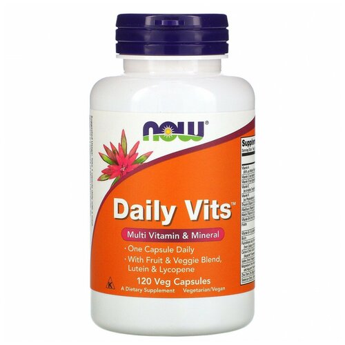   NOW Foods, Daily Vits,   , 120     -     -,    