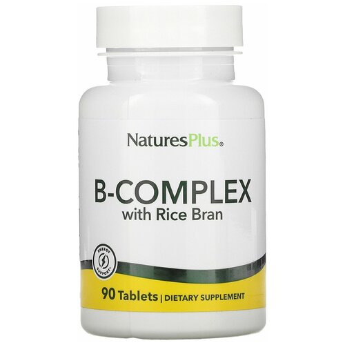   NaturesPlus B-Complex with Rice Bran (-   ) 90  (NaturesPlus)   -     -,    