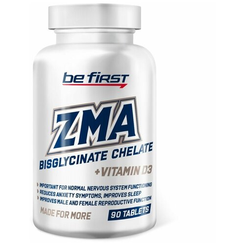   Be First ZMA Chelate + vitamin D3 90  (Be First)   -     -,    