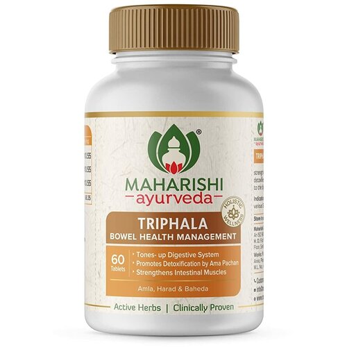    Maharishi Ayurveda Triphala, 3   60 , 1000 ME, 180 , 3 .   -     -,    