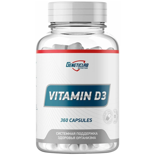   Geneticlab Nutrition Vitamin D3 (360 ), 100 , 360 .   -     -,    