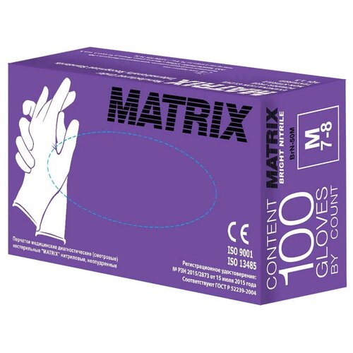     MATRIX Bright Nitrile, : , : M, 100 . (50 ), 6,6   -    -     -,    