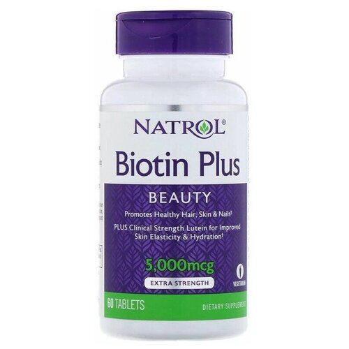    Natrol Biotin Plus, 80 , 5000 , 60 .   -     -,    