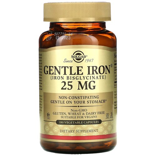   Gentle Iron (Iron Bisglycinate) ., 25 , 180 .   -     -,    