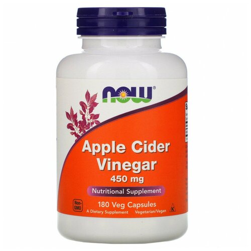   NOW Apple Cider Vinegar 450 mg, 180 .   -     -,    