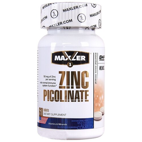   MAXLER Zinc Picolinate ., 50 , 50 , 60 .   -     -,    