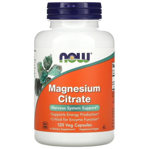   NOW Foods, Magnesium Citrate,  , 120     -     -,    