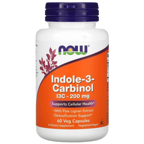   NOW Foods, Indole-3-Carbinol,  3-, 200 , 60     -     -,    