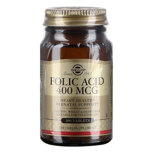   Solgar Folic Acid ., 400 , 60 , 100 .   -     -,    