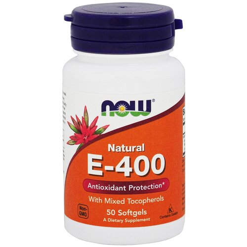    NOW Natural E-400 with Mixed Tocopherols, 70 , 400 , 50 .   -     -,    