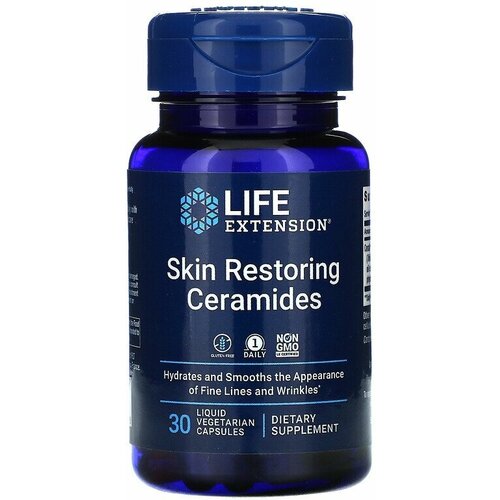   Life Extension Skin Restoring Ceramides (  ) 30 liquid vegetarian capsules   -     -,    