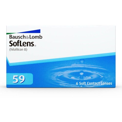     Bausch & Lomb SofLens 59, 6 ., R 8,6, D -2   -     -,    