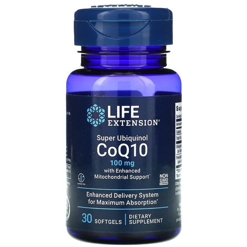    Life Extension Super Ubiquinol CoQ10 with Enhanced Mitochondrial Support, 50 , 100 , 30 .   -     -,    