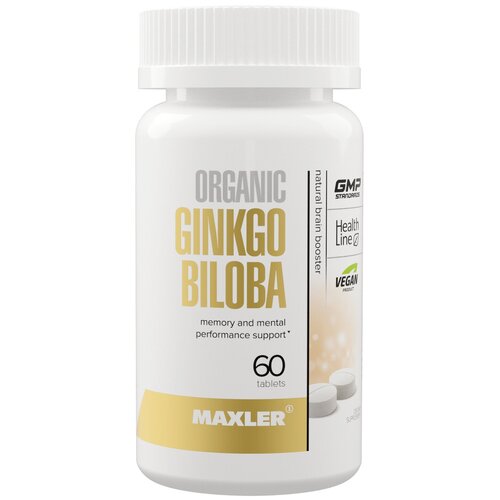   Maxler Organic Ginkgo Biloba ., 100 , 60 .   -     -,    