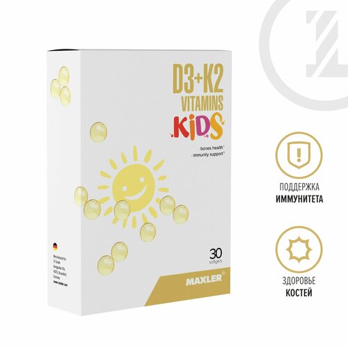       +  3 Maxler D3+K2 Vitamins Kids 30 .   -     -,    