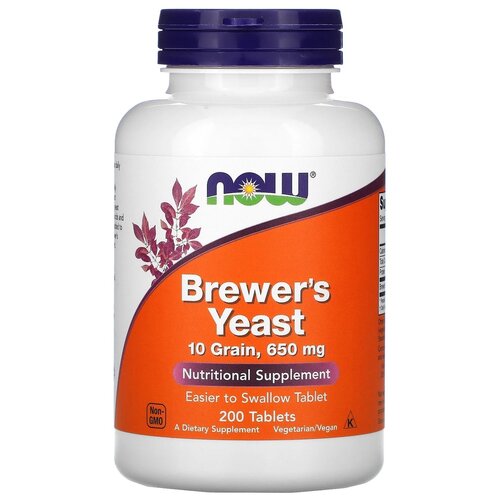    NOW Brewer's Yeast 10 Grains, 650 , 240 , 100 , 200 .   -     -,    