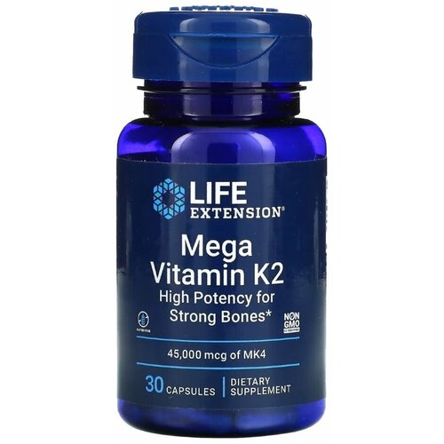   Life Extension, Mega Vitamin K2, 30    -     -,    