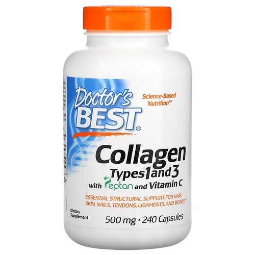   Doctor's Best Collagen Types 1 and 3 with Vitamin C ., 500 , 242 , 240 .   -     -,    