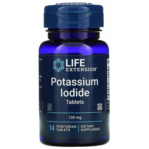   LifeExtension Potassium Iodide Tablets,    , 130 , 14 .    -     -,    