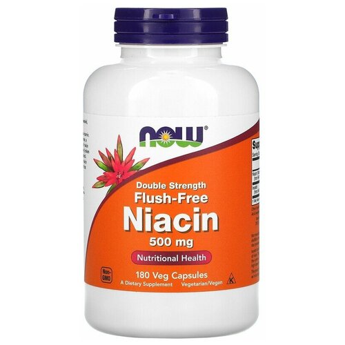   NOW Niacin Flush-Free Double Strength (   ) 500  180    -     -,    