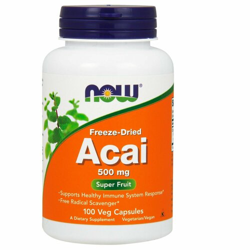   Acai 500 mg NOW (100  )   -     -,    