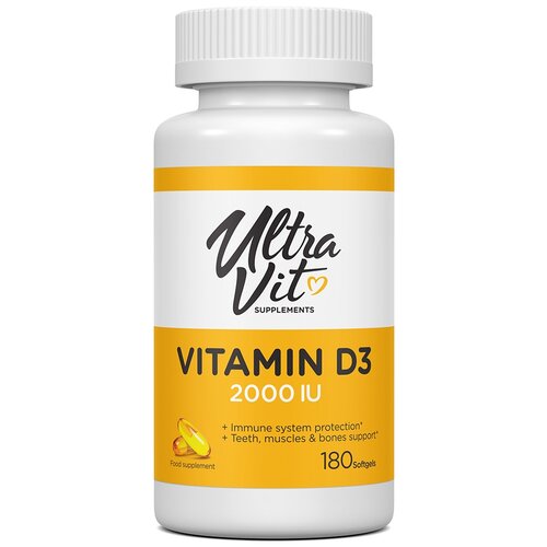   UltraVit Vitamin D3 ., 2000 ME, 70 , 180 .   -     -,    