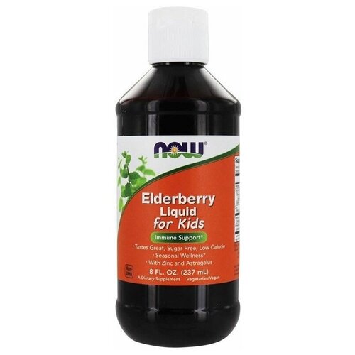    NOW Elderberry Liquid For Kids, 320 , 237    -     -,    