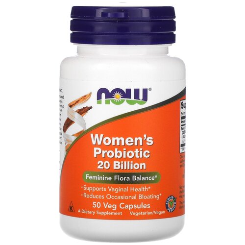    NOW Women's Probiotic 20 Billion, 50 , 50 .   -     -,    