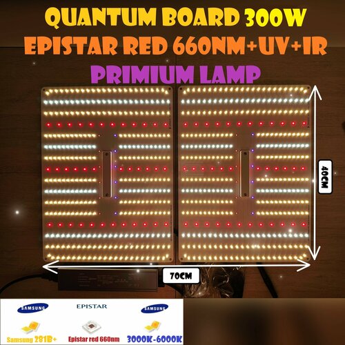      /  Quantum board   300  Mean well,  LM281B 288-2 5000 450nm-660n   -     -,    