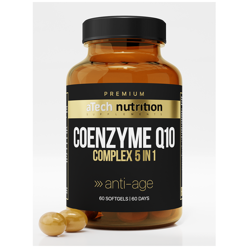    aTech Nutrition Premium Coenzyme Q10 Complex 5 in 1 Anti-age, 0.7 , 60 .   -     -,    