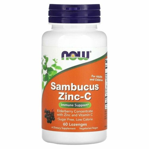    NOW Sambucus Zinc-C, 60 .   -     -,    