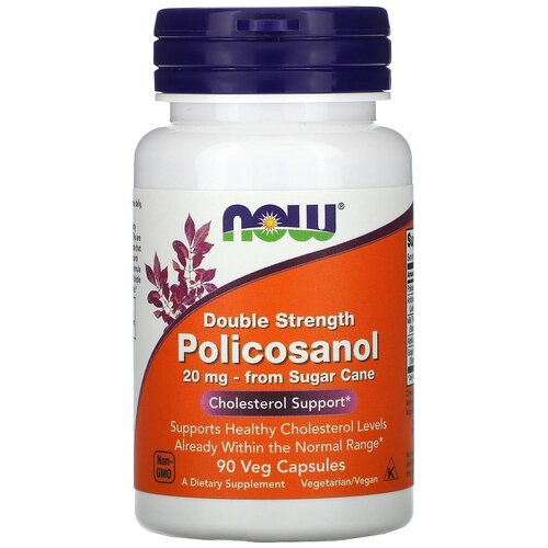   NOW Double Strength Policosanol () 20  90    -     -,    