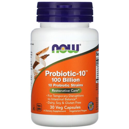    NOW Probiotic-10, 440 , 100 , 100  , 30 .   -     -,    