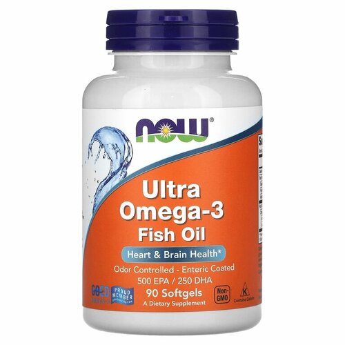   NOW Ultra Omega-3 500 EPA/250 DHA 90     -     -,    