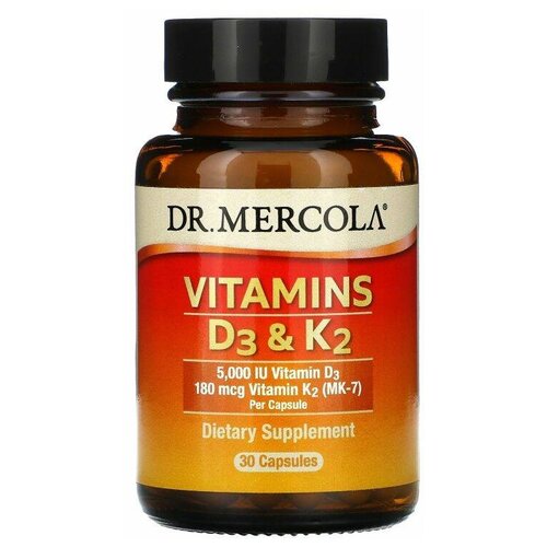    Dr. Mercola Vitamins D3 & K2, 110 , 30 .   -     -,    