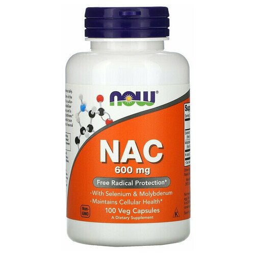   Now Foods, NAC (N--), 600 , 100     -     -,    