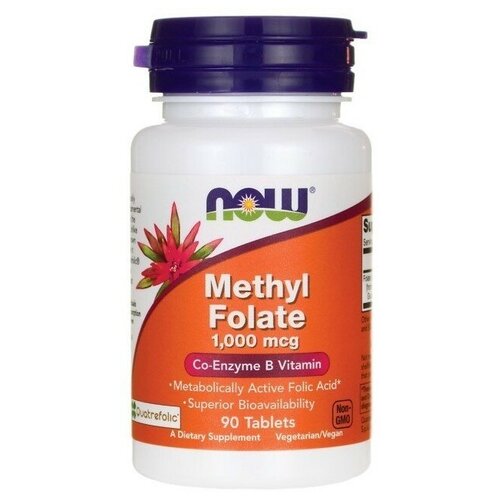   NOW Methyl Folate 1,000 Mcg, 90 .   -     -,    