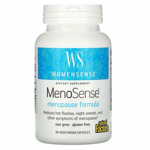   Natural Factors, WomenSense, MenoSense,      , 90     -     -,    