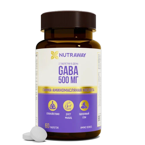        GABA / 500mg NUTRAWAY 60    -     -,    