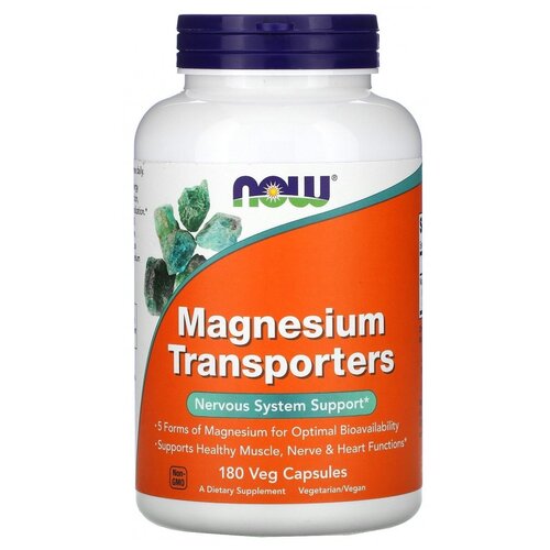    NOW Magnesium Transporters, 200 , 180 .   -     -,    