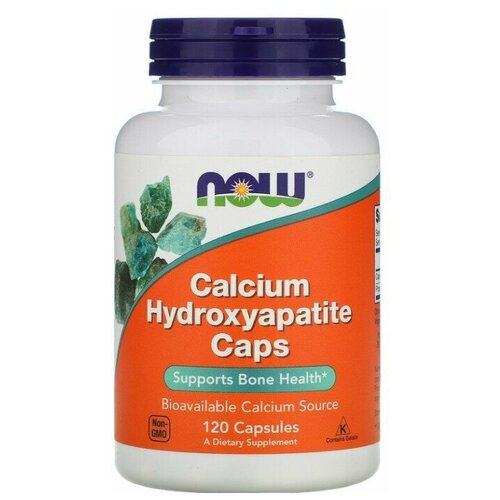   NOW Calcium Hydroxyapatite Caps -   120    -     -,    