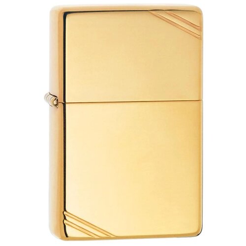      ZIPPO 270 Vintage with Slashes Series 1937   High Polish Brass   -     -,    