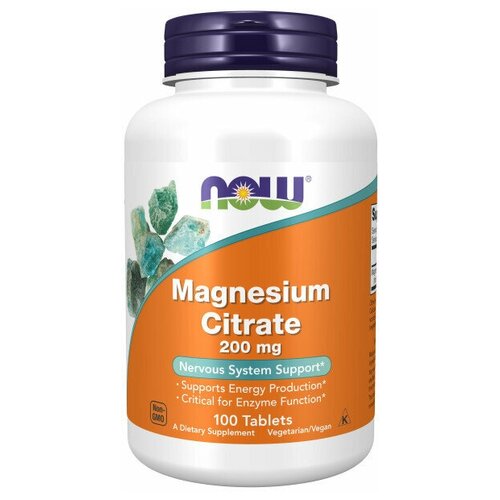   NOW Magnesium Citrate 200  100  /    200  100    -     -,    