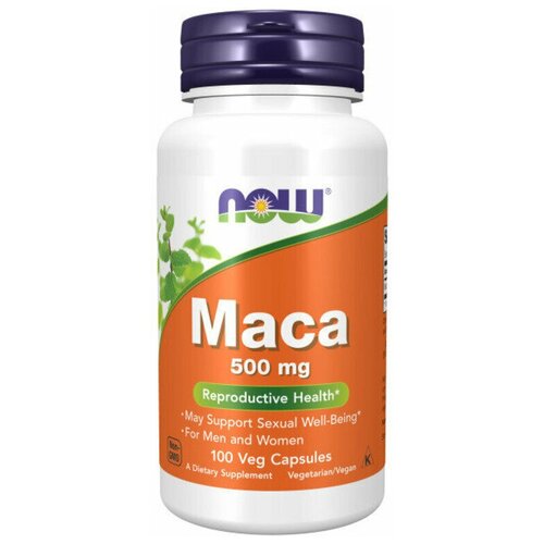   NOW Maca 500 mg 100 caps /   500  100    -     -,    