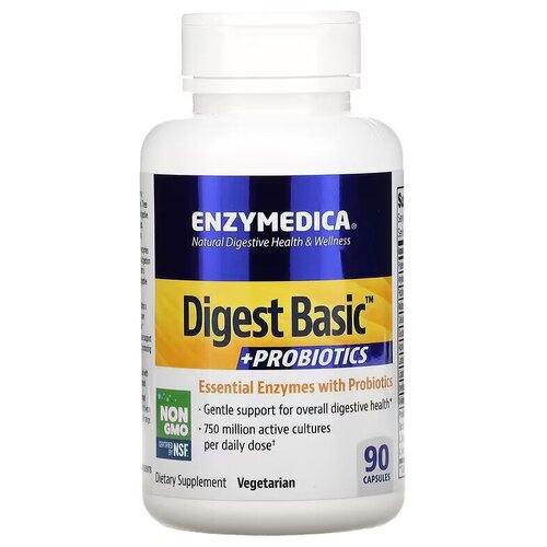   Enzymedica Digest Basic + Probiotics +  ( ) 90    -     -,    